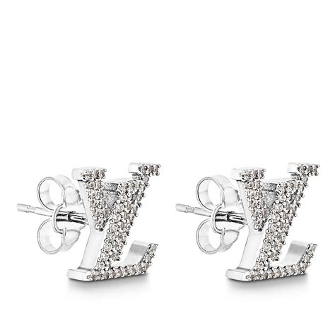 louis vuitton ohrstecker silber|Louis Vuitton jewelry.